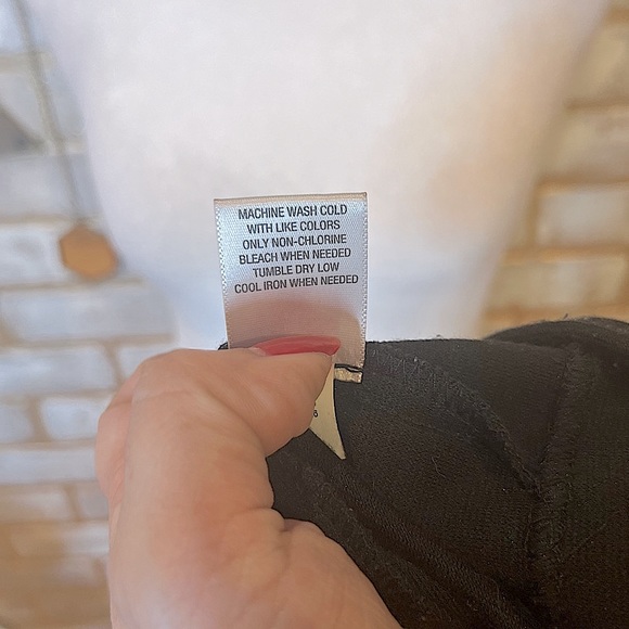 Merona Tan & Black Color Blocked Dress with Bow Neckline Detail, Women’s Size 2. - Picture 7 of 8